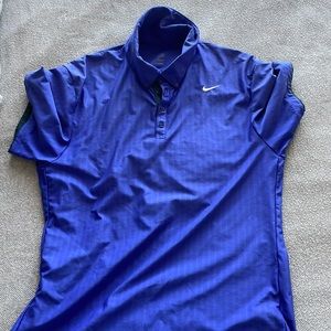 Nike Boys Golf Tennis Performance Polo Purple XL
